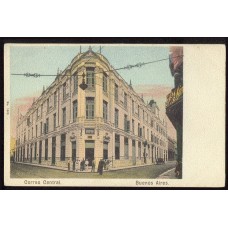 CIUDAD DE BUENOS AIRES ANTIGUA TARJETA POSTAL ANTIGUO CORREO CENTRAL